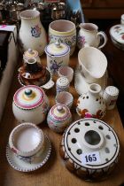 Collection of assorted ceramics including Poole, Jersey Pottery etc