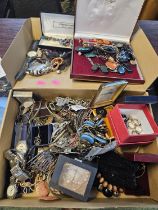 Collection of assorted Costume and Silver Jewellery inc. Lovelinks, Pierre Cardin, Raymond Weil etc