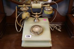 Onyx British Telecom Dial Telephone