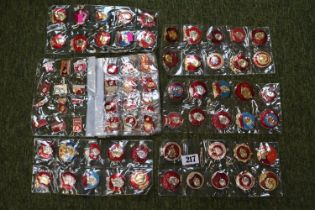 Collection of assorted Chinese Republic Badges inc Chairman Mao etc