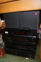 Vintage Sansui Stacking Stereo system and speakers