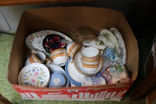 Collection of assorted ceramics inc. Moorcroft, Minton Haddon Hall, Wedgwood etc