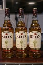 3 Bottles of Bells Scotch Whisky 75cl