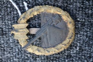 Third Reich Kriegsmarine Coastal Artillery Badge Otto Placzek Berlin