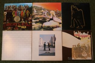 Collection of Vinyl Records to include Beatles Sgt Peppers Lonely hearts Club Band PCS 7027, T Rex