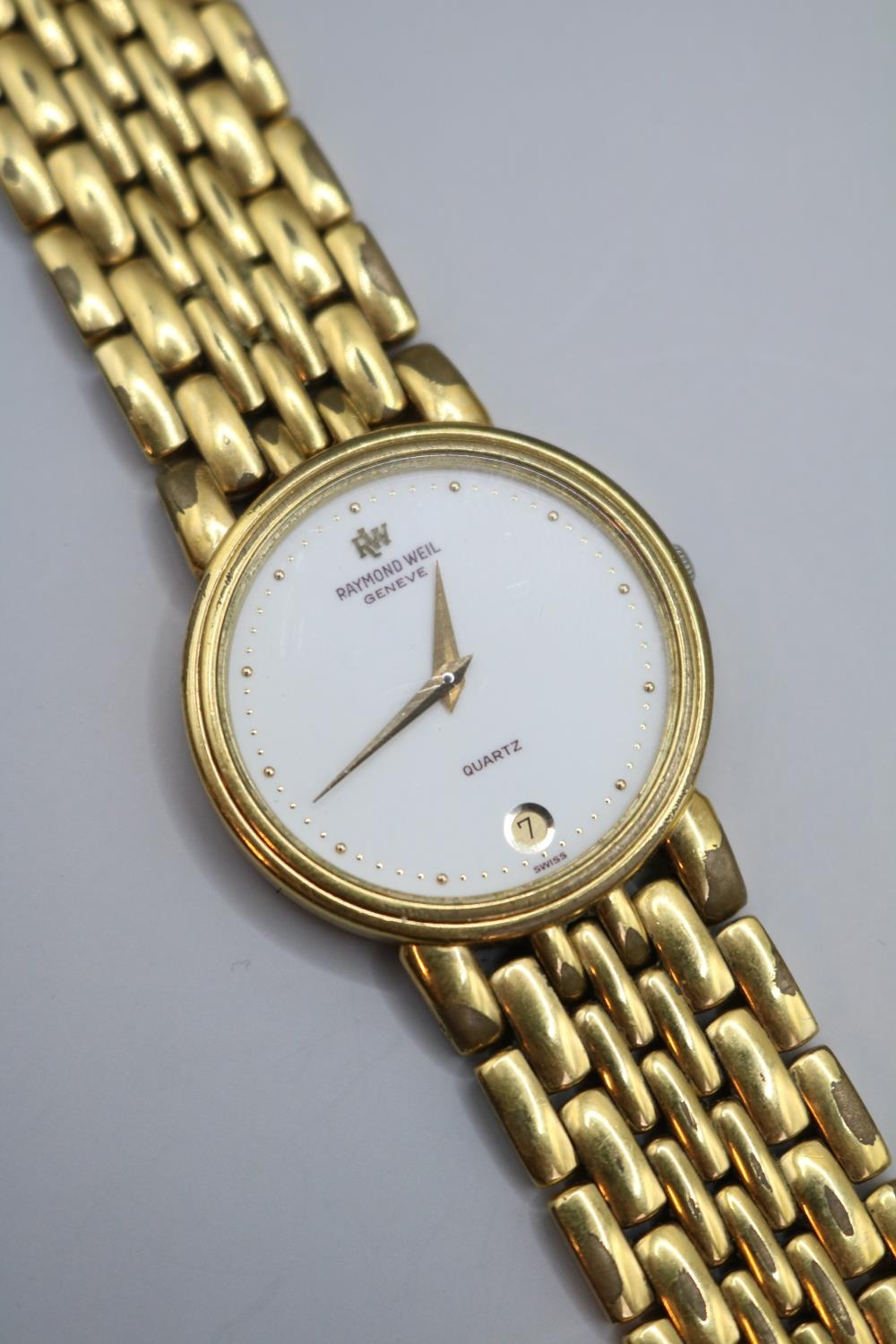 Raymond Weil Gents Gold Plated wristwatch quartz wristwatch