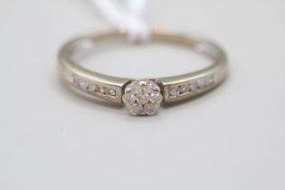 9ct Gold Diamond Solitaire ring 0.25ct Size T