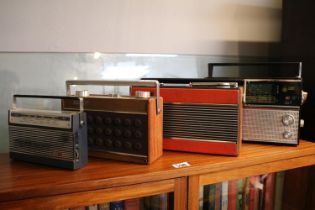 Collection of Vintage Portable Radios to include Vega, Roberts, Hacker and ITT KB Tiny 22