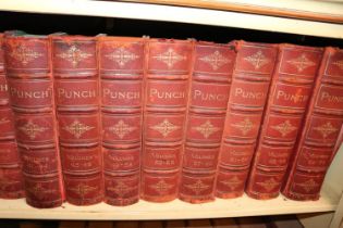 26 Volumes of Punch 1840s to 1880s