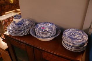 Collection of Spode Italian Scenes ceramics