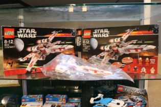 2 Lego Star Wars X-Wing Fighters boxed 6212