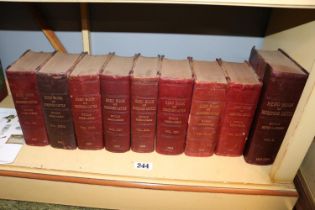 Herd book of Hereford Cattle 1911 - 1920 9 Volumes