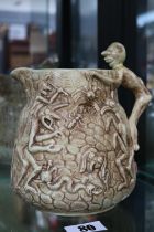 Falconware ceramic jug 'From Ghoulies & Ghosties and long leggity beasties and things that go bump