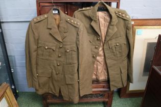 Collection of 2 WW2 Devonshire Regimental Jackets