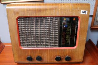 Pye Walnut Cased Radio