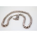 Decorative Silver Fancy Link Watch Chain 28g total weight