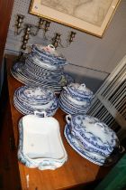 Adderleys Rex Pattern Blue and white Dinner service