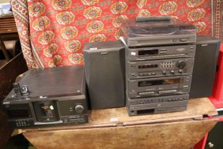 Sony Stereo System with speakers and a Sony Compact Disc Player CDP-C235