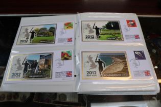 2012 Summer Olympics Torch Relay Set of First Day Covers