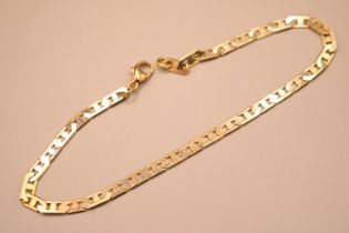 Ladies 1980s Design Bracelet 3.4g total weight