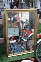 Gilt Framed Bevel Edge Mirror