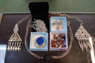 Collection of assorted Silver and other Ladies Jewellery