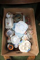 Large Box of assorted Ceramics to include Shelley, Old Royal China etc