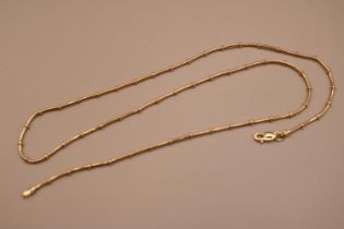 Fancy Link Ladies 9ct Necklace 46cm in Length