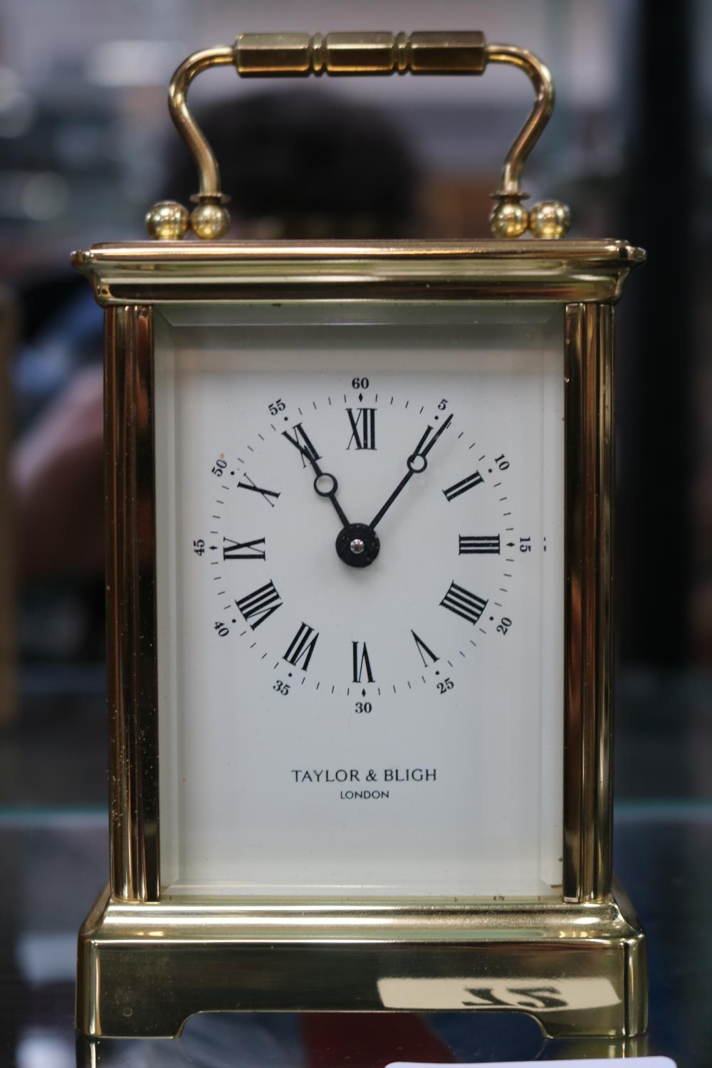 Taylor & Bligh of London Brass Carriage clock