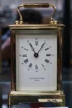 Taylor & Bligh of London Brass Carriage clock