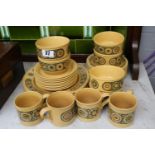 Collection of 1980s Kiln Craft dinner ware