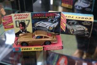 Corgi Toys James Bond 007 Aston Martin and James Bond 007 Aston Martin DB5 Reproduction Box