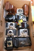 Collection of assorted Cameras inc. Polaroid, Kodak etc