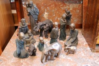 Collection of assorted African Figures mainly Soul Journeys