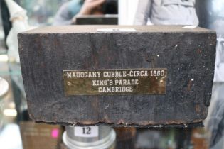 Local Interest: Mahogany Cobble C.1860 from Kings Parade Cambridge