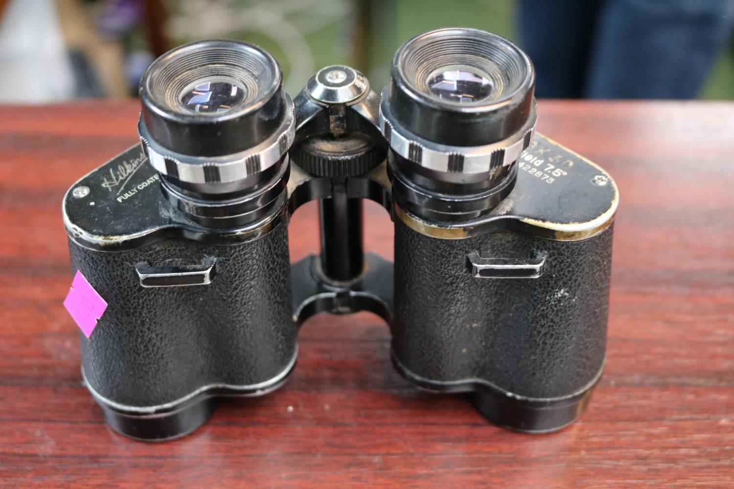 Pair of Cased Hilkinson Field 8 x 30 Field 7.5 Binoculars No. 422873 - Image 2 of 6