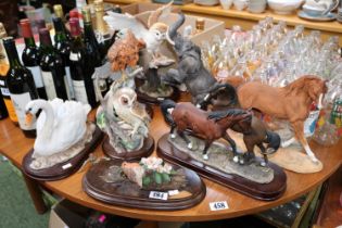 Collection of assorted Country Artist and Leonardo collection Animal figures