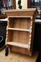 Modern Pine Plate shelf unit