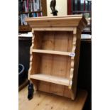 Modern Pine Plate shelf unit