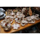 Collection of Royal Albert Old Country Roses and Gainsborough China