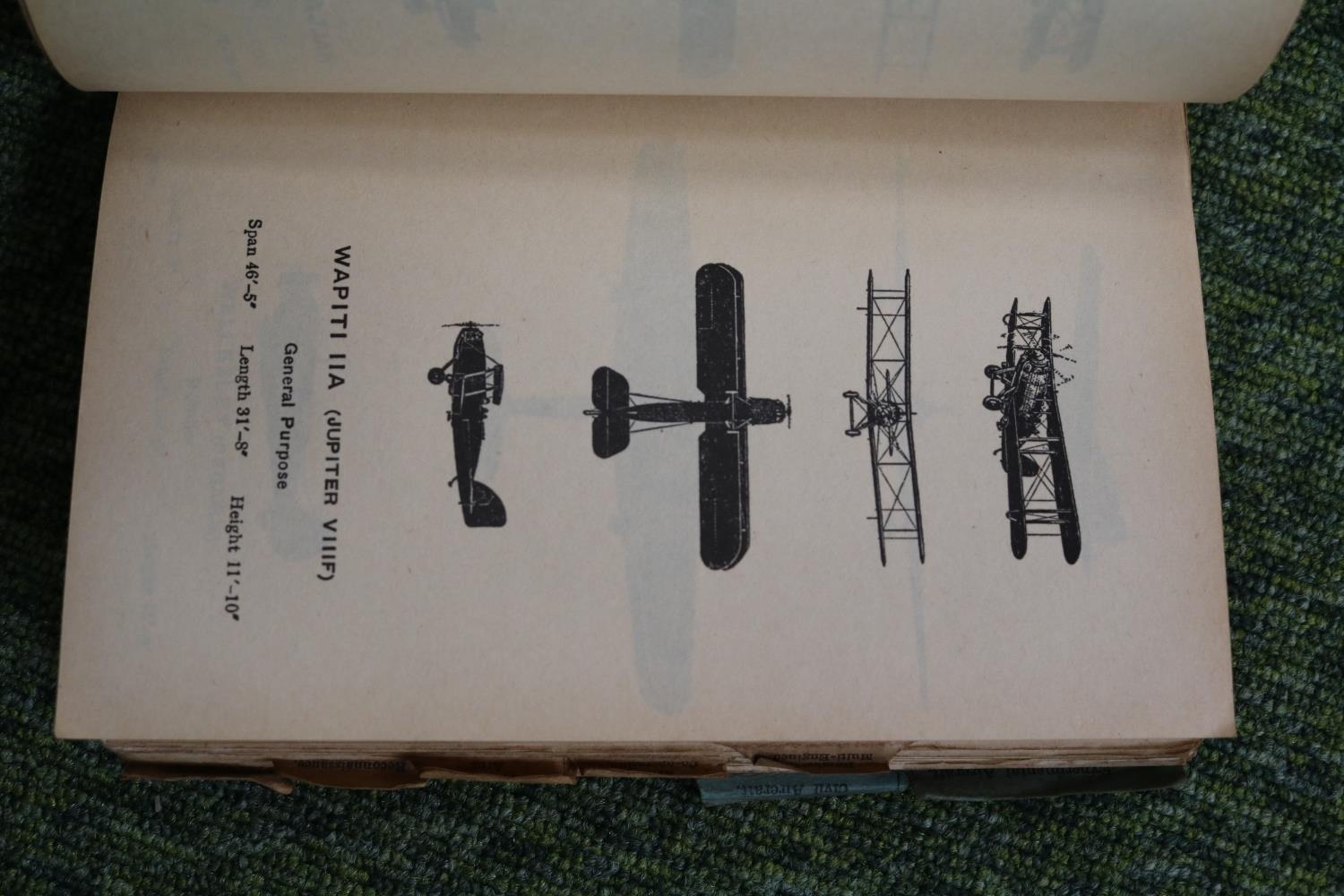 Silhouettes of British Aircraft Air Ministry 224th LAA Battery RA, A W Judge Designs of Aeroplanes - Image 4 of 4