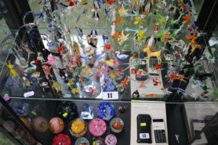 Large collection of Art Glass animals