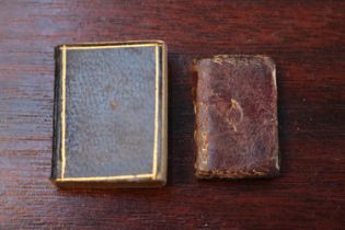 Rare Book 1817 Etrennes aux petits enfants pour l'annee miniature book and another minature ook