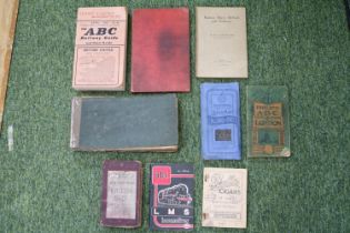 Box of assorted Maps and Railway related items to include W H Smiths Railway Map of British Isles