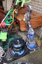 Henry Hoover and a Dyson Hoover
