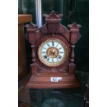 Oak Cased Edwardian mantel clock