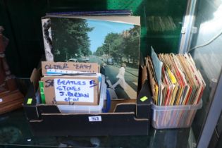 Collection of assorted Vinyl Records and Singles to include The Beatles, Rolling Stones etc