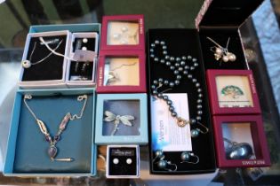 Collection of assorted Silver and other jewellery including Past Times etc