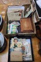 Collection of assorted Stamps, Postcards and Ephemera