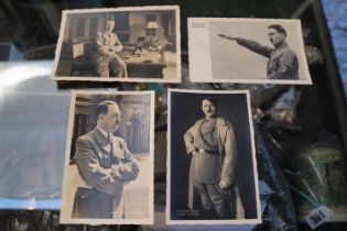 4 1930s Postcards of Reichskanzler Adolf Hitler in classic and relaxed poses Mostly by Hoffmann